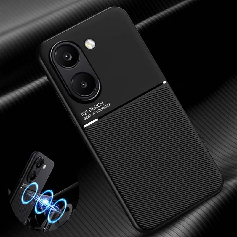Für Mi Poco X8 Pro Max Hülle mit Ledertextur und magnetischem Halter, Handyhülle für Mi Poco X8 X7 Pro X7 Cover
