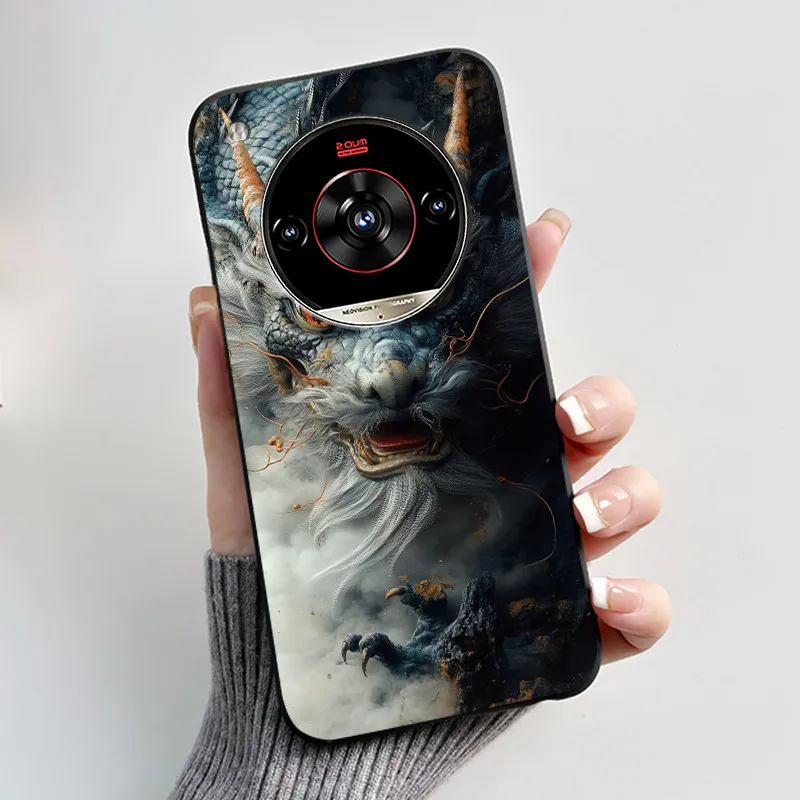 Aesthetic Luxury Soft Silicone Cover for ZTE Nubia Focus 2 Ultra 5G - Cute & Cool Design for Boys & Girls