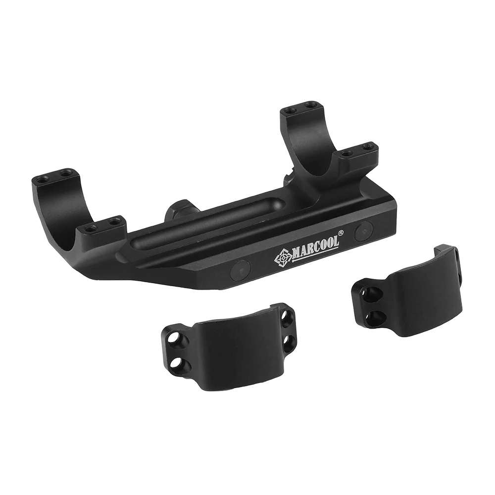 Marcool Tactical 30mm Scope Ring Mount One-piece Scope Mount Dual Rings Hunting Riflescope Accessories 20mm Picatinny 5