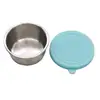 304 Stainless Steel Food Grade Seasoning Bowl with Silicone Lid Home Kitchen Mini Sauce Bowl Picnic Portable Seasoning Box 4