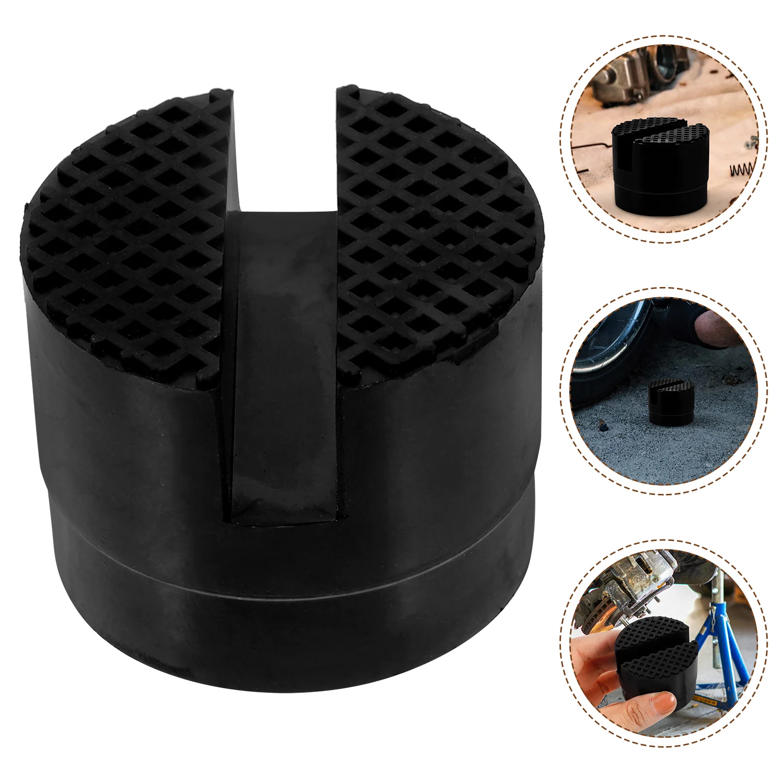 

Floor Jack Rubber Pad Car Universal Jack Support Rubber Block Rail Frame Protector