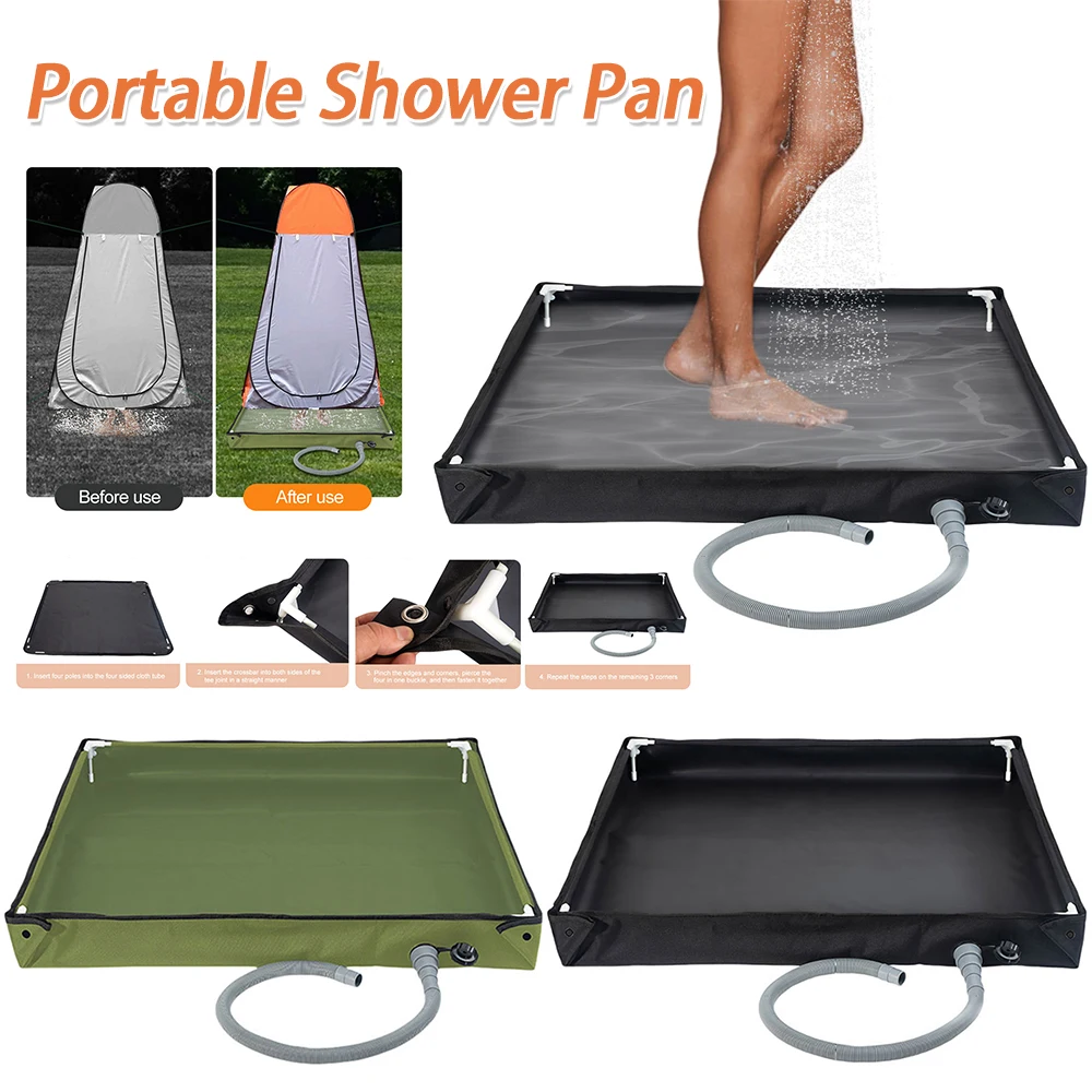 Portable Camping Shower Pan Tray 1