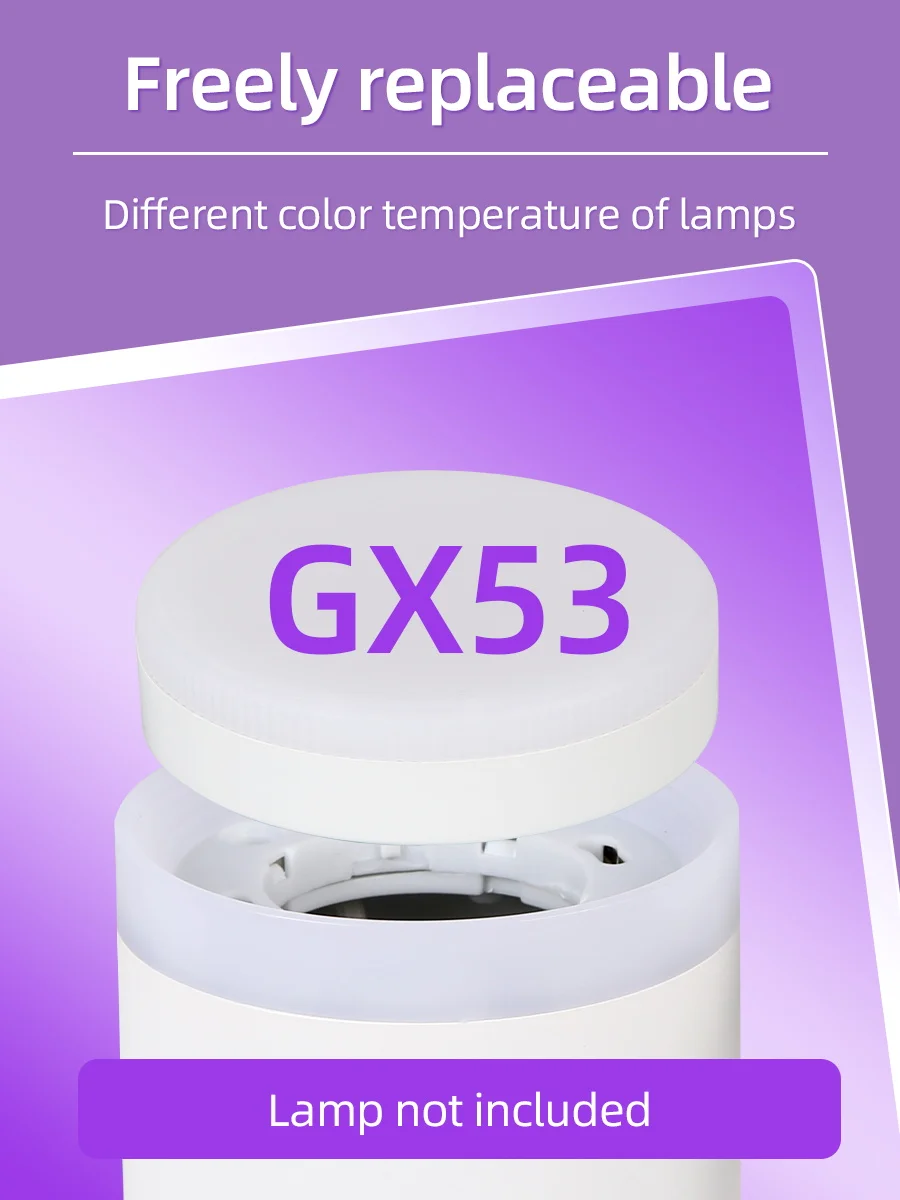 DownLight GX53 Für Wohnzimmer Küche Schlafzimmer Korridor Spot Decke Licht LED 110-220V Zimmer Dekor Scheinwerfer Led hause Wand Licht – Detail 36