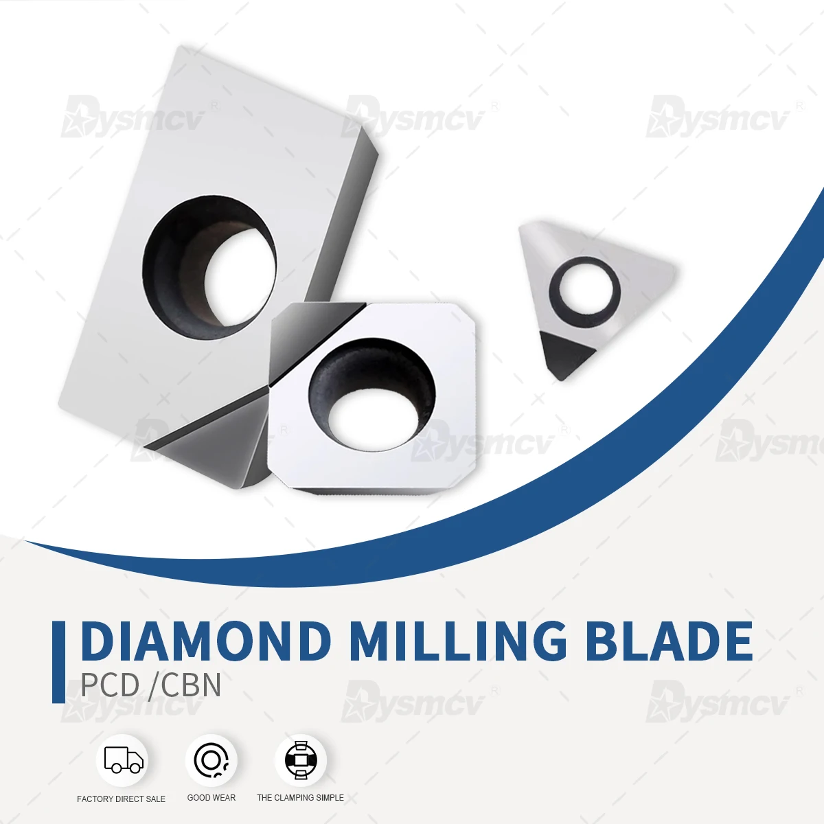 

PCD CBN Diamond High Hardness Cubic Boron Nitride Milling Blades For Aluminum Copper APKT1604 APKT1135 TBGT TPGH CNC Lathe Tools