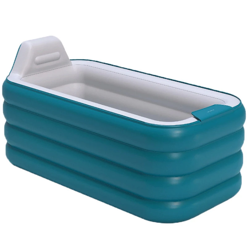 Plastic Inflatable Bathtub Adult Baby Pool Large PVC Foldable Portable Bathtub 220v/110v ,130*80*52cm/140*90*53 cm Optional