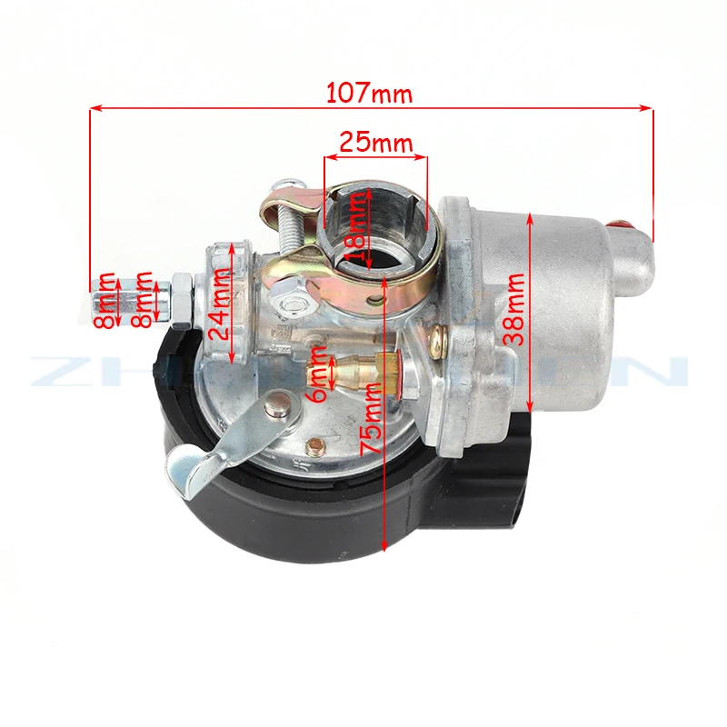 

Carburetor For 49cc 60cc 66cc 80cc 2 Stroke Engine Motor Motorized Bicycle Bike