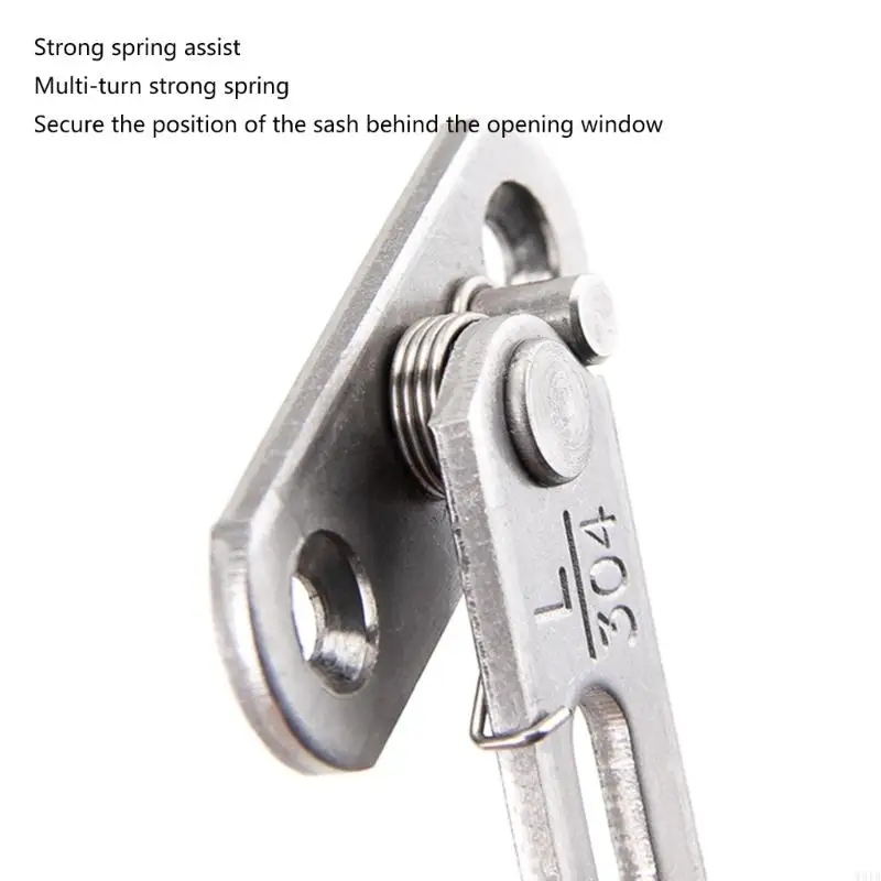 W91B Stainless Steel Window Locks Easy to Install Window Restrictors Limiters