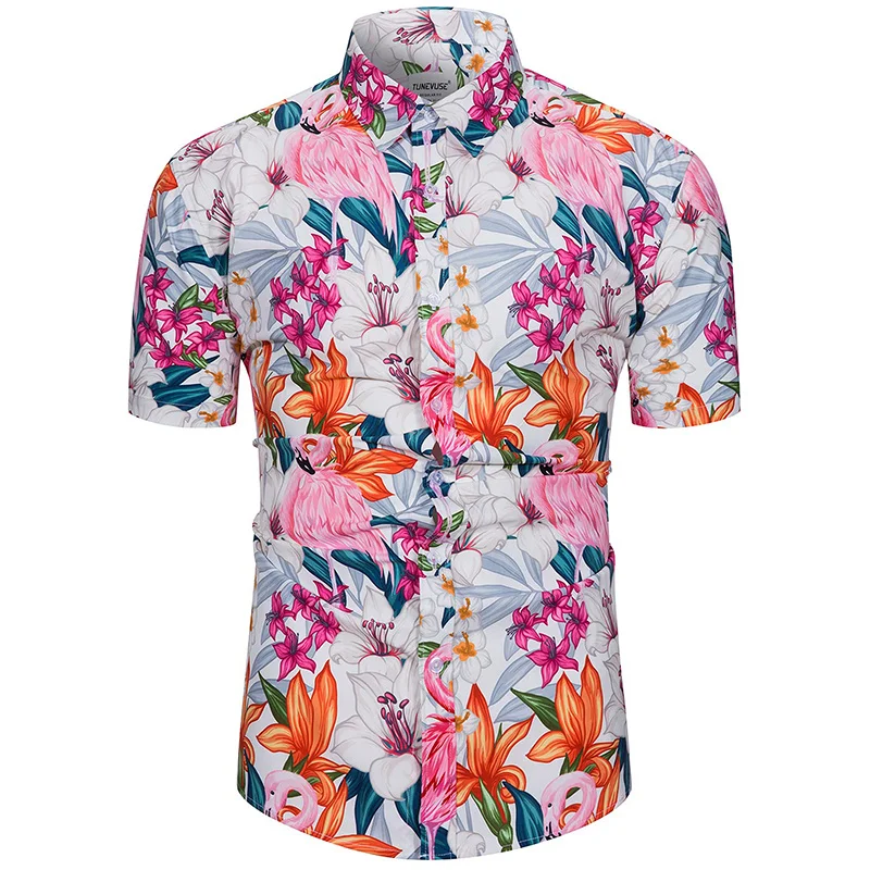 thumbnail image 1 of Camisetas gráficas para niñas Tropics Binkini para hombres, ropa, camisa hawaiana de playa con estampado 3D, camisetas Y2K de manga corta, blusas con solapa, 1 of 5