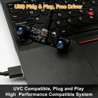 ELP High Speed 1080P 60fps Stereo Web Camera Synchronous Wide Angle Dual Lens 3D Vision Camera USB 4MP for PC, Android Phone - Image 5