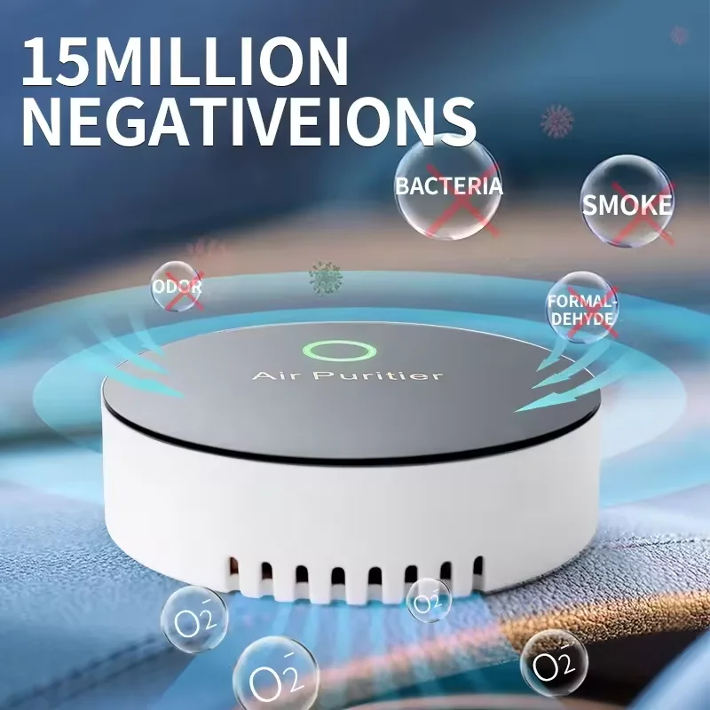 Portable Mini Air Purifier Plug-In Negative Ion Freshener for Household and Hotel Use Effective Smoke and Pet Smell Removal
