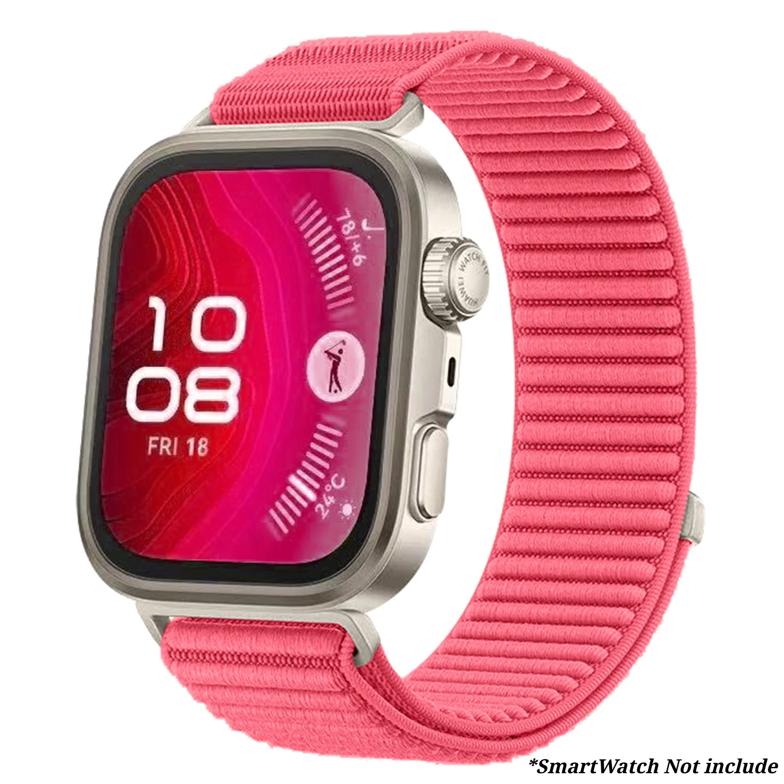 Field Nylon Loop Strap - Woven Sports Smartwatch Wristband Bracelet