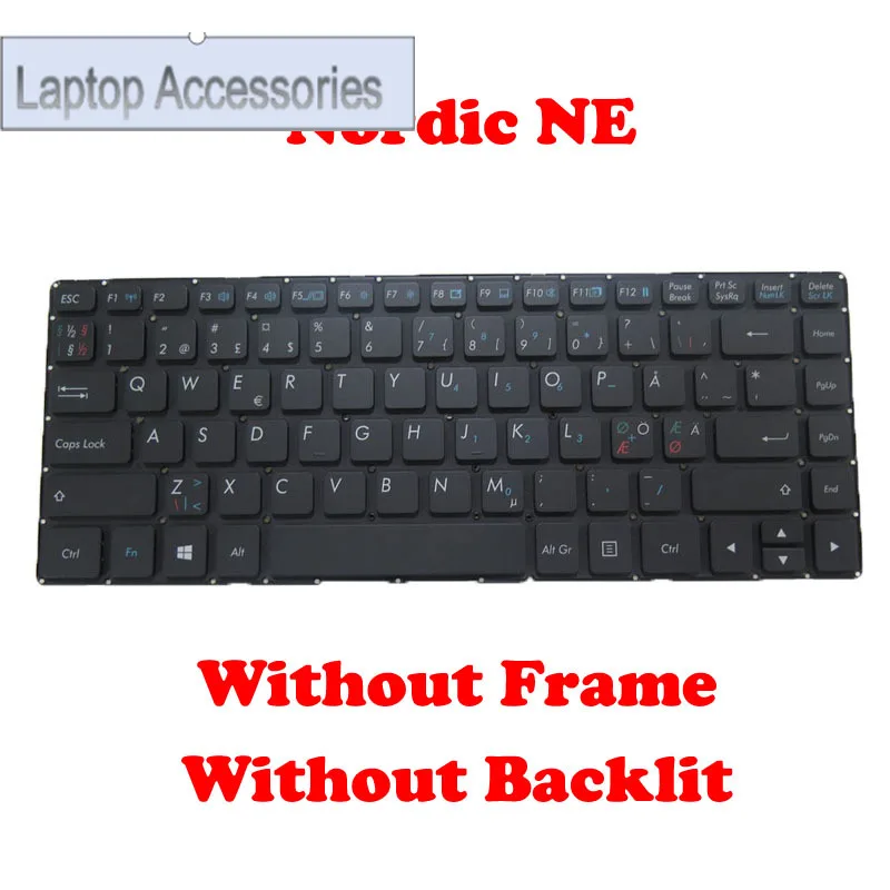 F PO-BR-IT-CA-CF-DT-GR-SV-KR-NE-SP 레이아웃 노트북 백라이트 키보드 없음 Getac S410 S410 G1 G2 G3 S410V 6150e 블랙 프레임 없음 새 제품