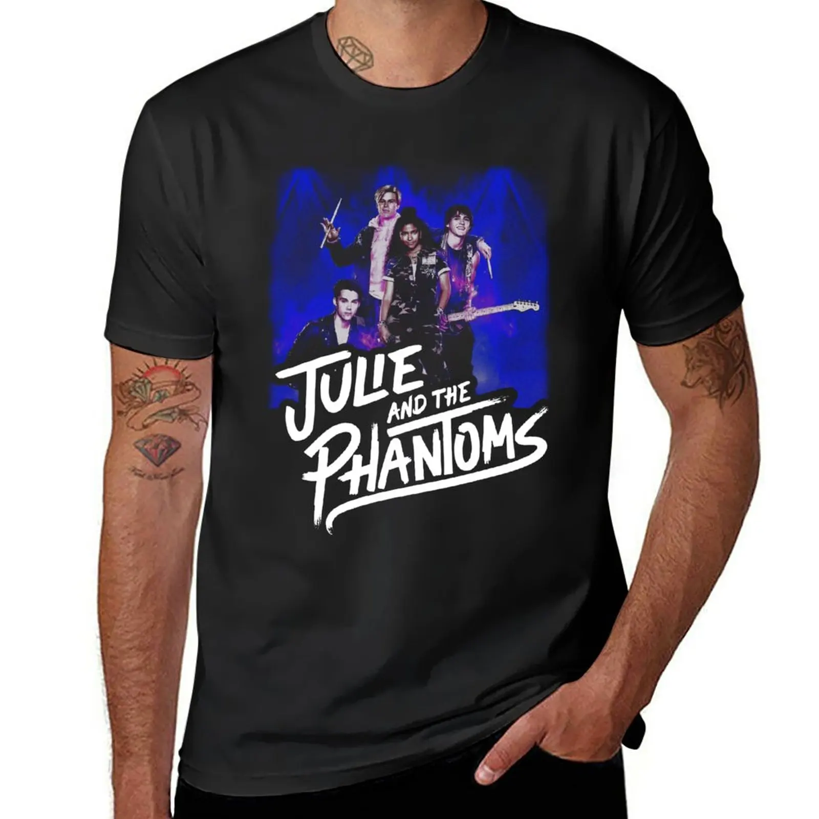 

New Julie and The Phantoms Sunset Curve T-Shirt man clothes t-shirts man oversized t shirt Men's cotton t-shirt