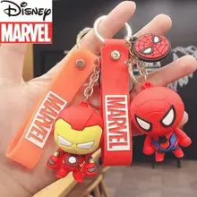 

Disney 2022 New Marvel Avengers Keychain Cartoon Cute Car Keychain Couple Pendant Schoolbag Accessories Pendant Children's Toys