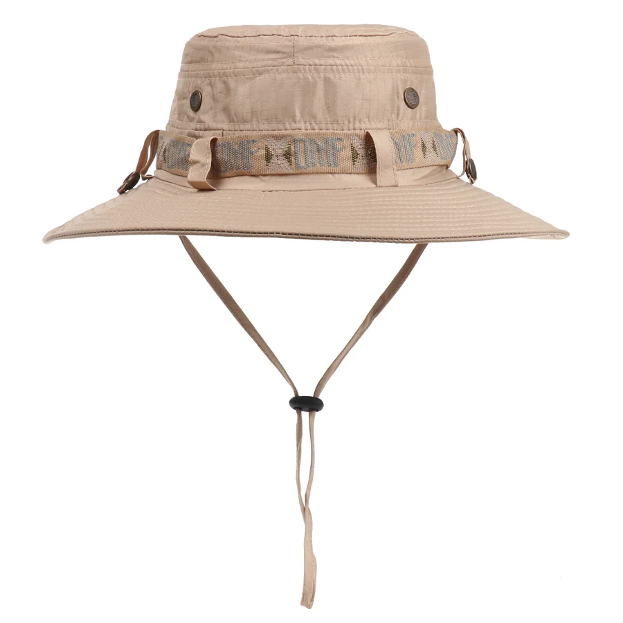 Waterproof Bucket Hat Summer Men Women Boonie Hat Outdoor UV