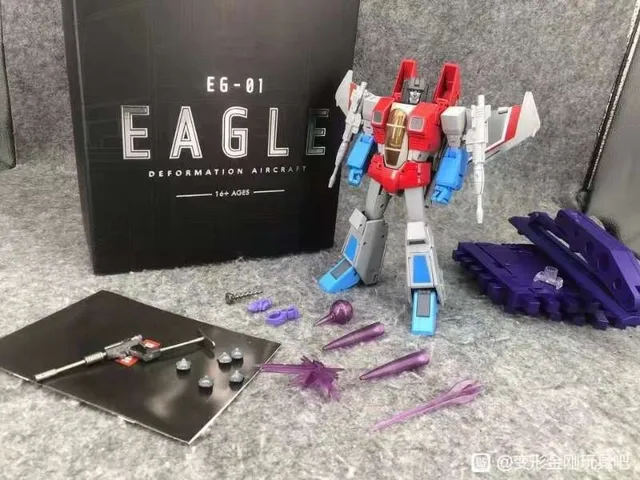 Transformation Eagle EG-01 Starscream EG-01B Thundercracker EG01N Skywarp MP-52 Upgrade EG01 EG01B MP52 Action Figure With Base 6