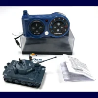 RTR 1/72 RC Tank German Tiger Battle Tank Turret 360°Rotation Mini Toy Shooting Sound Painted Assembled Model TH24001 1