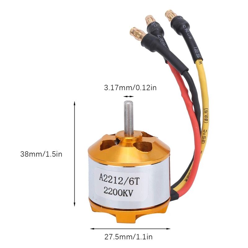 RC 비행기 모터용 금속 및 플라스틱 전기 모터 키트, SG90 서보 2212 KV2200 브러시리스 모터 30A ESC 6035 프로펠러 액세서리