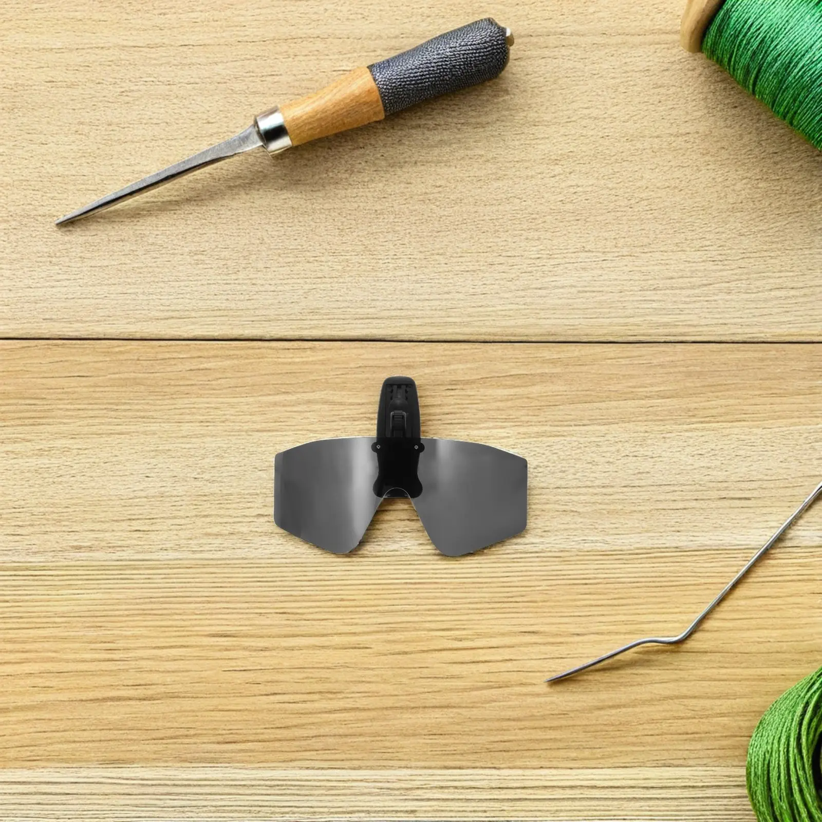 남성 여성 낚시용 클립온 선글라스 UV 차단 경량 프레임 편광 렌즈 야외 스포츠 클리어