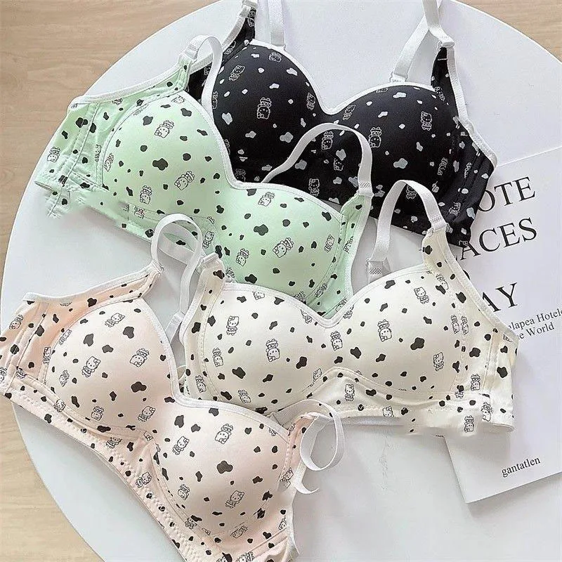 

Sanrio Hello Kitty Kawaii Anime Girl Heart Cartoon Cute Cotton Underwear Lovely Comfortable Breathable Brassiere Gift Girls Toys