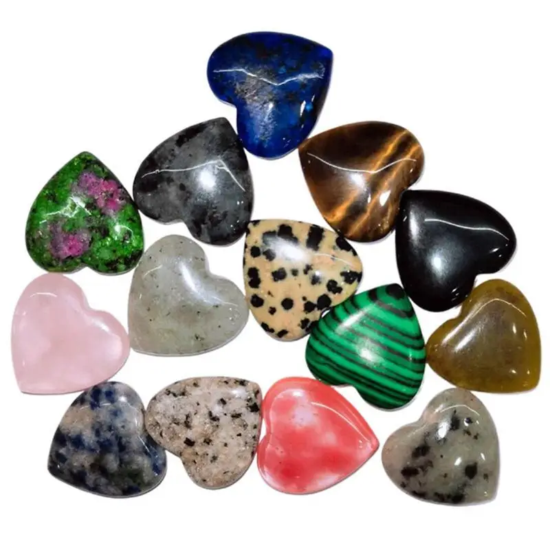 Crystal Stones 24 Pcs Natural Polished Mushrooms Stars Moons Gravels Small Decorative Rock Stones For Aquariums Landscaping Vase