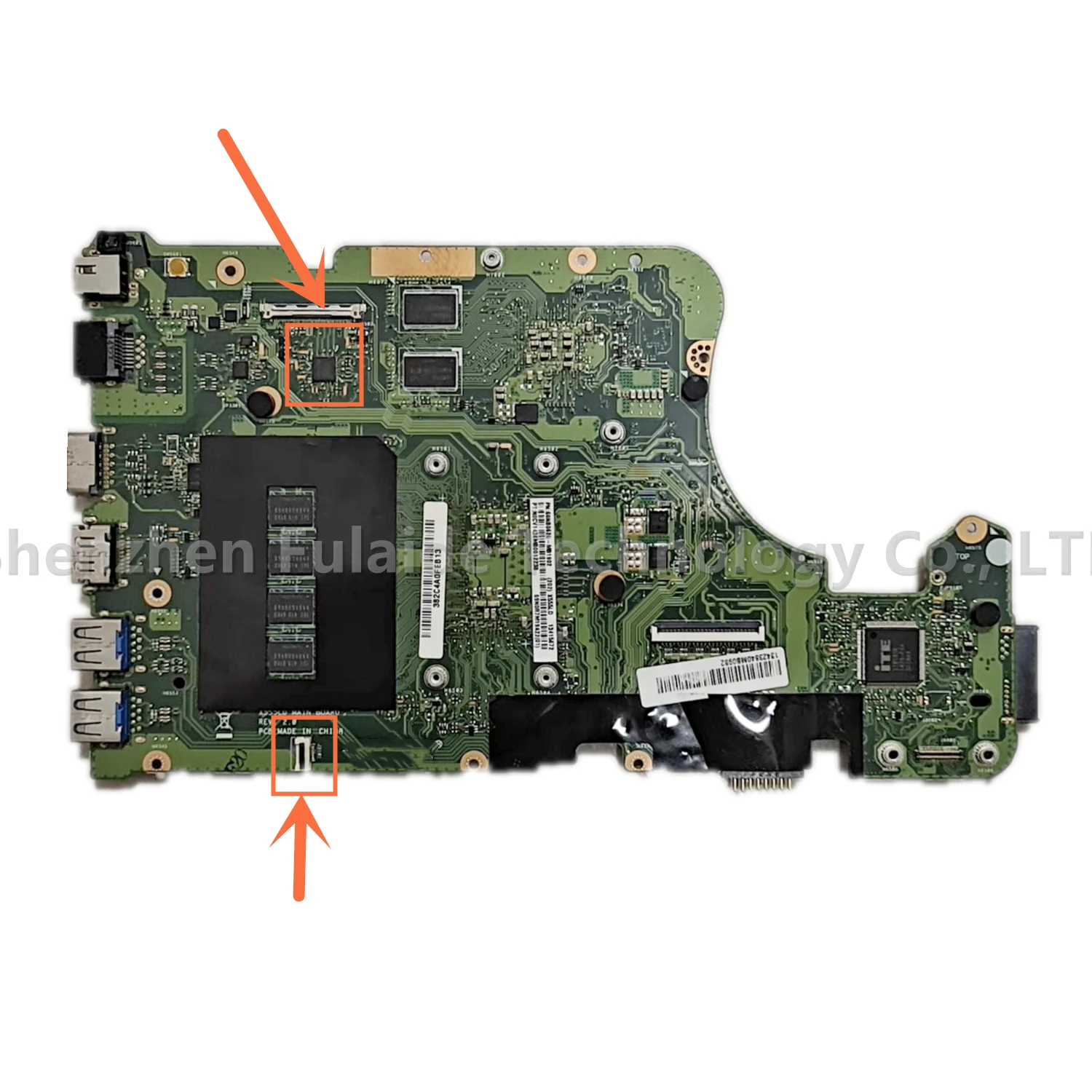 Laptop Mainboard com Processador Central 4g Ram Rev2.0 31 33 36 Ajuste para Asus X555ln X555lp X555lb X555lj X555lf X555l i3 i5 i7 - Imagem 2