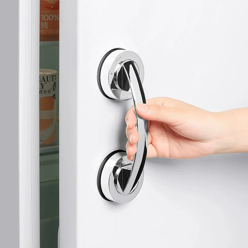 Glass Door Handle Small Punch-free Adhesive Strong Suction Cup Labor-saving Cabinet Refrigerator Sliding Furniture door handles,cabinet handles