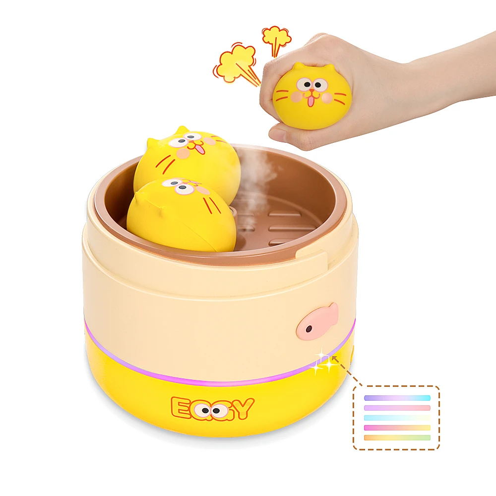 INXDOLHOM Air Cool Mist Humidifier Stress Relief with 3PCS Cute figures-300ml USB Personal Desktop Humidifier king ghidorah toy