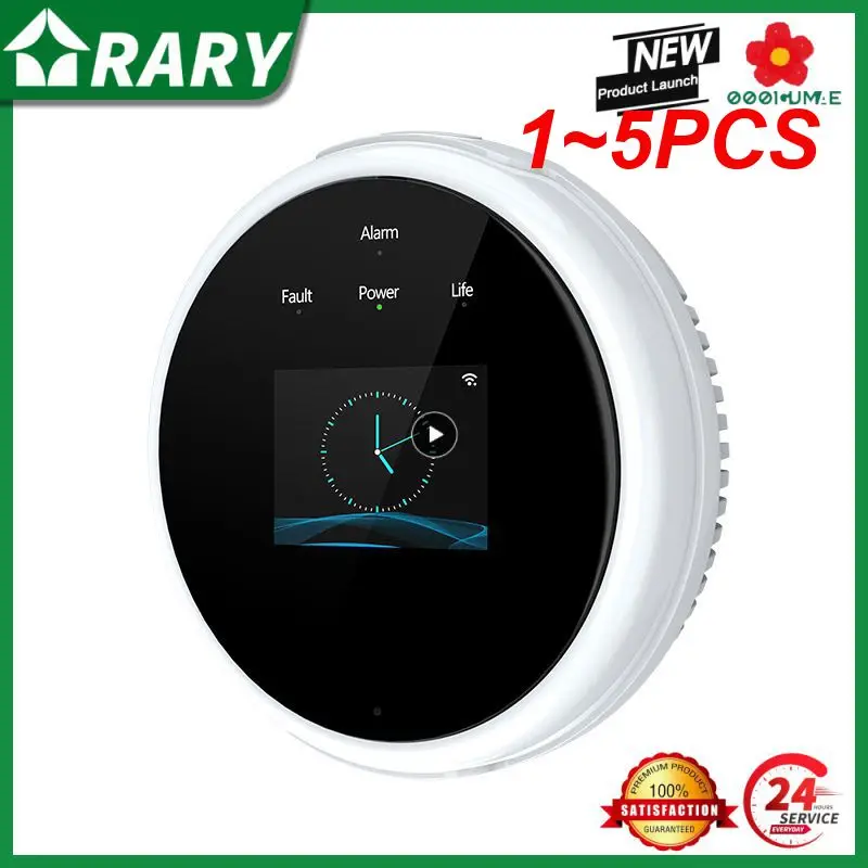 

1~5PCS Tuya WiFi GAS LPG Leak Sensor alarm Fire Security detector APP Control Safety smart home Leakage sensor support smart