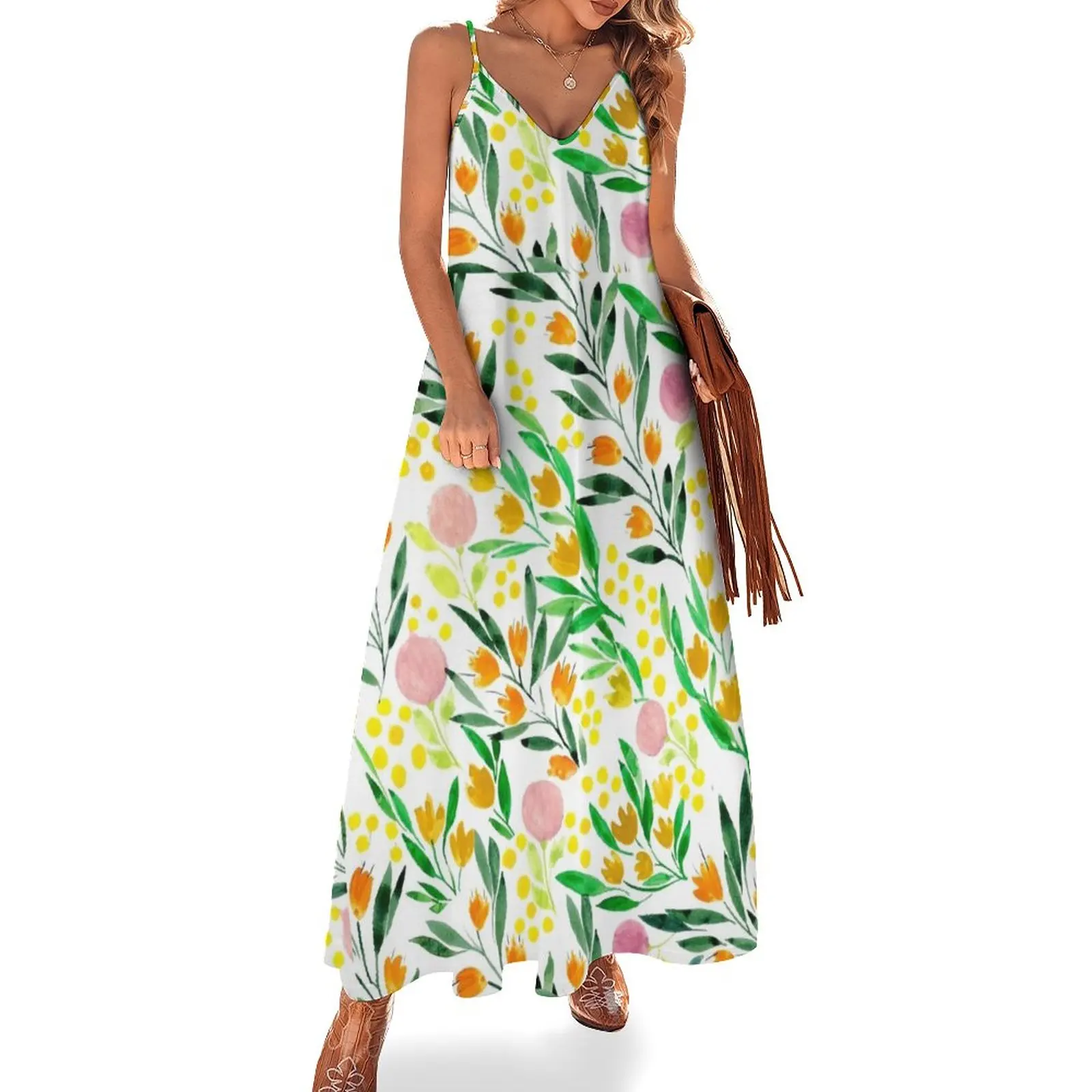 

FLOLOVE Sleeveless Dress dress for women summer dresses summer