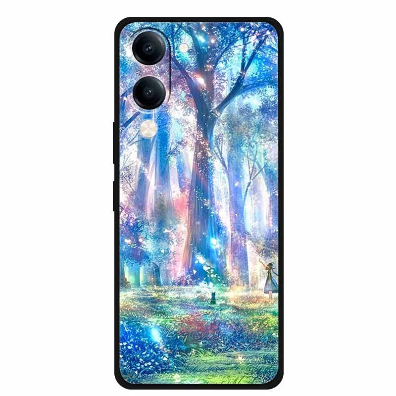 Starry Sky Painted Camera Protection Soft Silicone Case