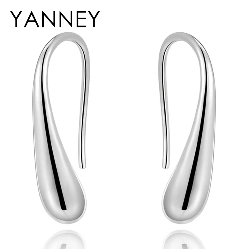 

Fashion 925 sterling silver Charm Teardrop/Tear Drop Stud Earrings For Women High Quality Gift Party Jewelry Earrings Wholesale