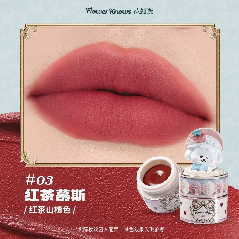 Flower Knows Swan Ballet Little Angel Collection Lipstick Velvet Matte Waterproof Lip Stick Vegan Long Lasting Lip Gloss Korean