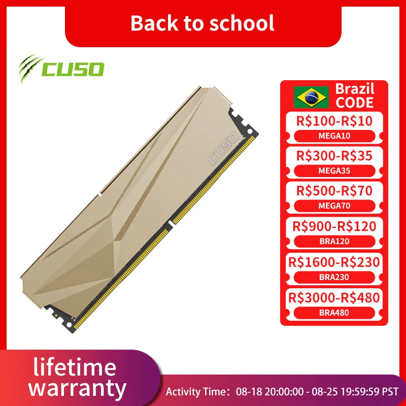 CUSO Night Owl DDR4 RAM 8GB 2666/3000/3200MHz - High Performance Memory - Image 6