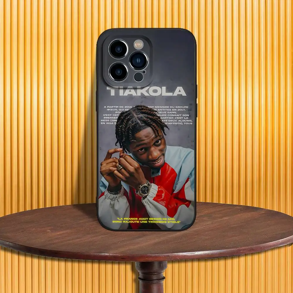 Sleek Soft Black Phone Case by T-Tiakola M3lo MELO
