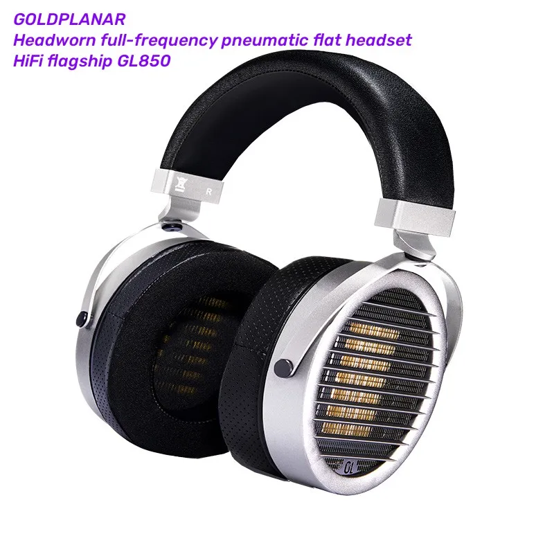 

Новая головная гарнитура GOLDPLANAR, полночастотная пневматическая плоская панель, Высококачественная Hi-Fi флагманская гарнитура GL850