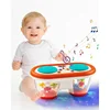 Baby Clap Drum 12+ Month Kids Musical Toy Infant Toys Rotating Music Sensory Light Up Toys Early Educational for Kids Gifts