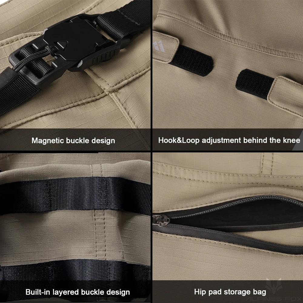 FEHER 오토바이 라이딩 팬츠 남성용 데일리 모터바이크 캐주얼 바지 내마모성 방수 팬츠 ESA CE 모토 보호 장비