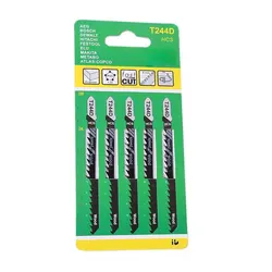 Premium Curved Saw Blades Set for Efficient Wood Cutting (T244D 5PCs)