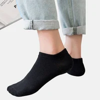 20 paires hommes solide noir cheville chaussettes Anti odeur antibactérien respirant haute qualité Simple à la mode polyvalent chaussettes décontractées 4