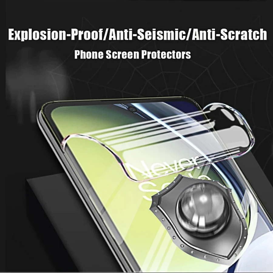 Premium Clear Hydrogel Screen Protector Set - 4 Pack