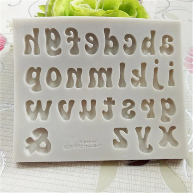 3D Letter Number Silicone Fondant Molds Chocolate Cake Molds Cake Decorating DIY Tools Jelly Cookies Baking Printing Mould 2024