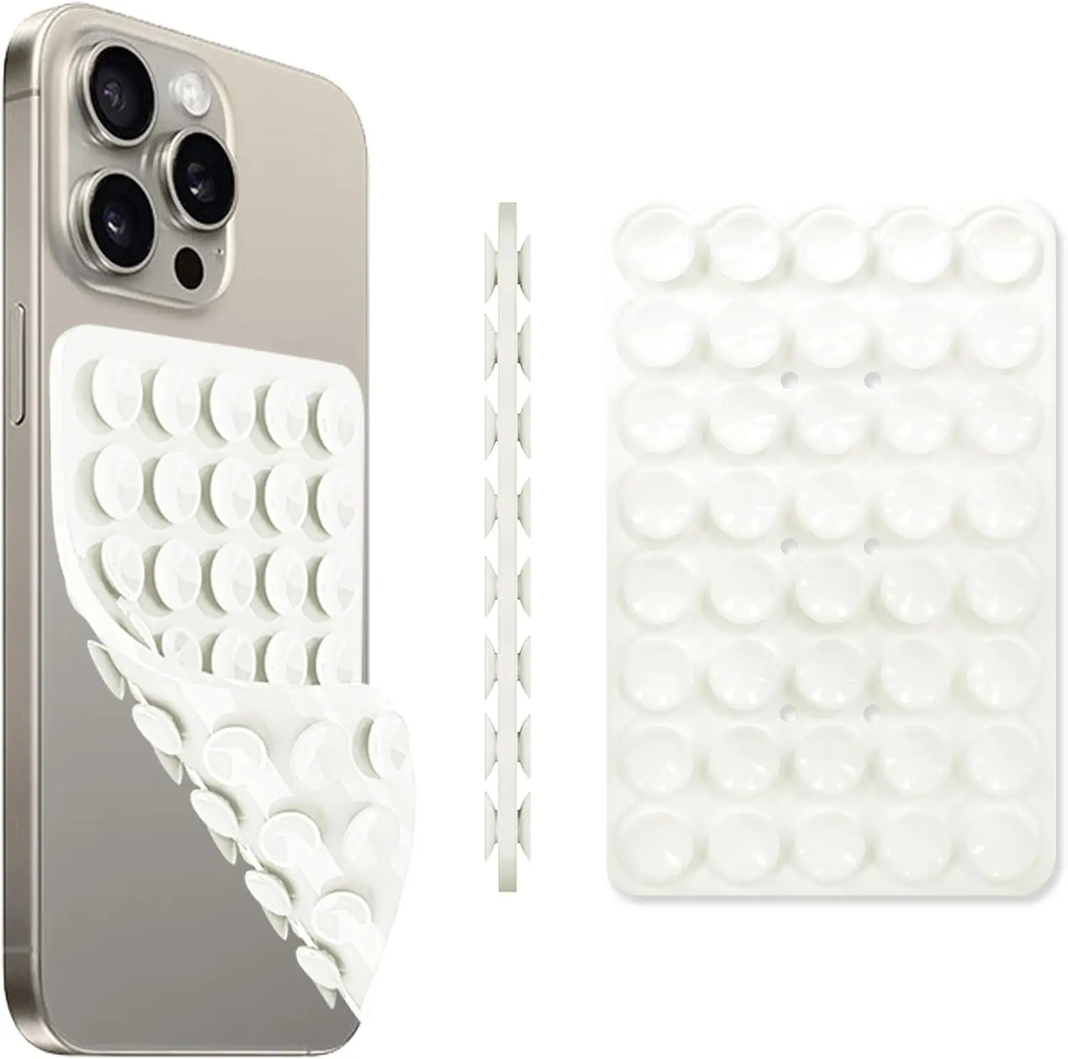 Dual-Sided Suction Cup Phone Stand and Grip