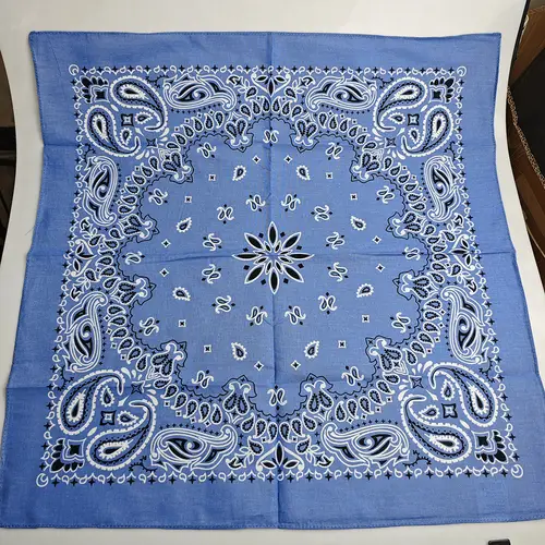 New Fashion Hip Hop 100% Cotton Bandana Square Scarf 55cm*55cm Black Red Paisley Headband Printed For Women/Men/Boys/Girls - Image 19