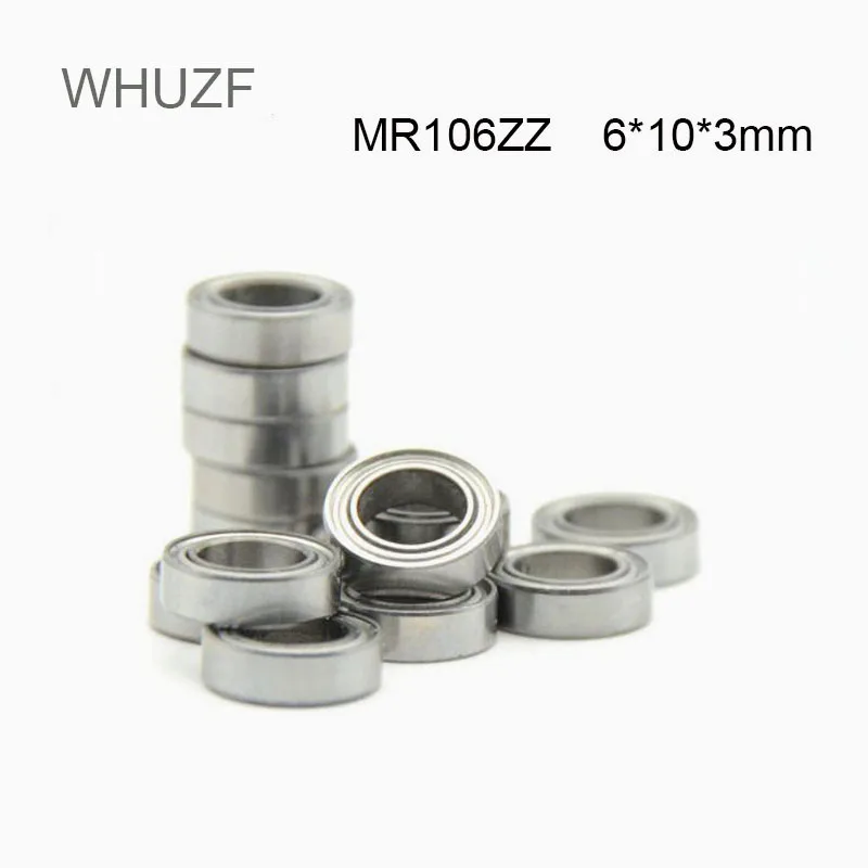 

MR106ZZ Bearing 10/20/50pcs Handle Bearing 6x10x3 mm ABEC-5 For Strong Drill Brush Handpiece MR106 ZZ Nail Ball Bearing