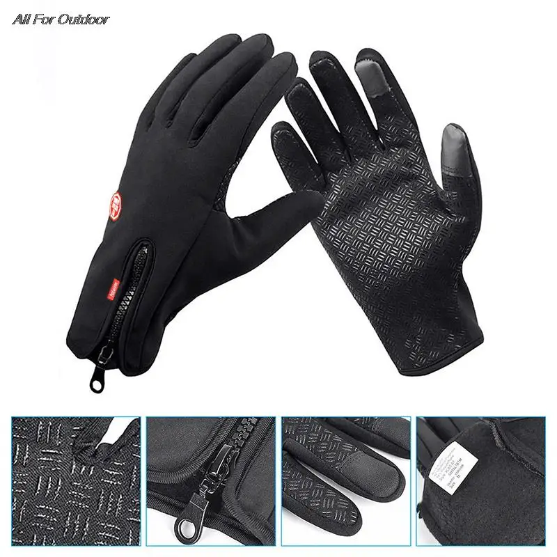 Cycling Gloves Sport Gloves Winter Gloves 1pair Men Women Winter Warm Windproof Waterproof Thermal Touch Screen Mittens