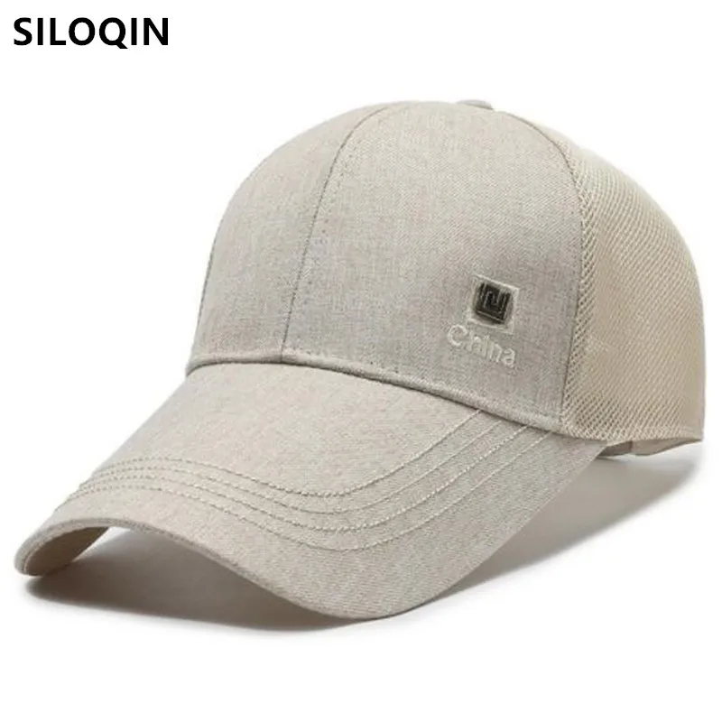 

Free Shipping Summer Men's Cap Extended Brim Breathable Mesh Baseball Cap Women's Hats Sunscreen Beach Hat Camping Fishing Cap