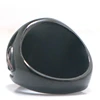316L Stainless Steel Saint Paul Ephesians "Put On The Whole Armor Of God" Cross Knight Black Ring 6