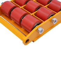15 Ton Machinery Dolly Skate Roller Machinery Mover Rotating Roller Heavy Duty 2