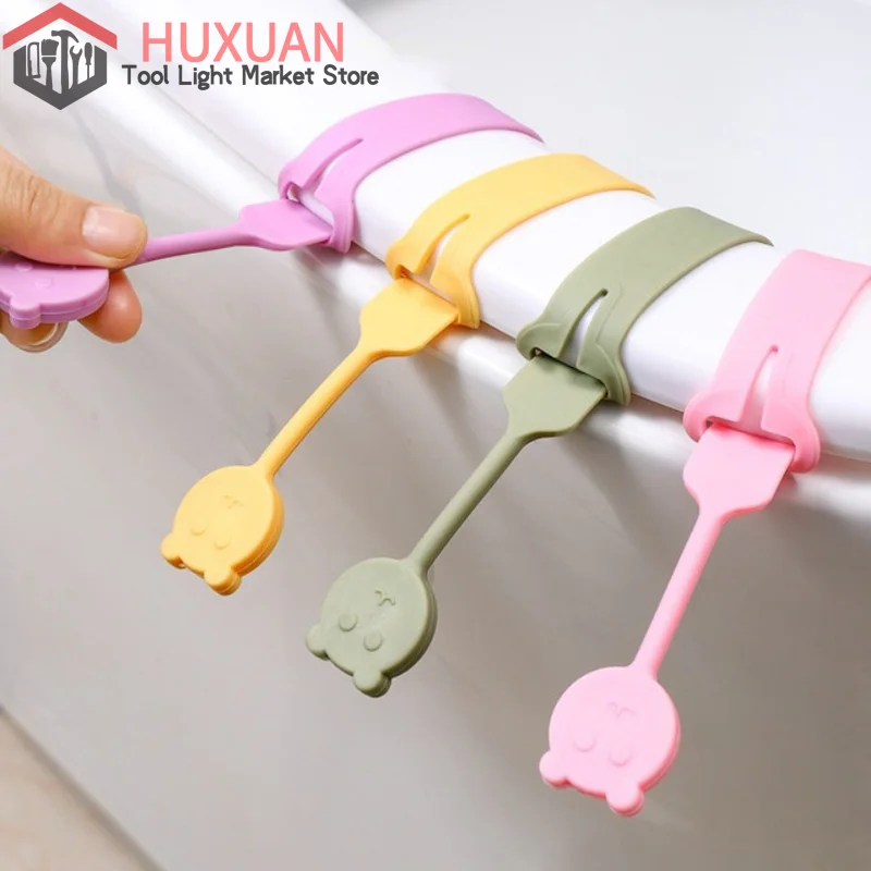 Portable Toilet Lid Lifter Toilet Seat Lift Avoid Touching Toilet Cover Handle Lifting Uncovered Device Bathroom Accessories